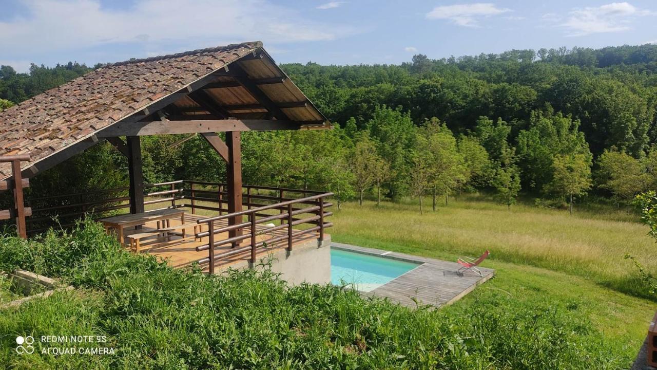 Ferme Du Bois Du Pouget Villa La Salvetat-Belmontet Екстериор снимка